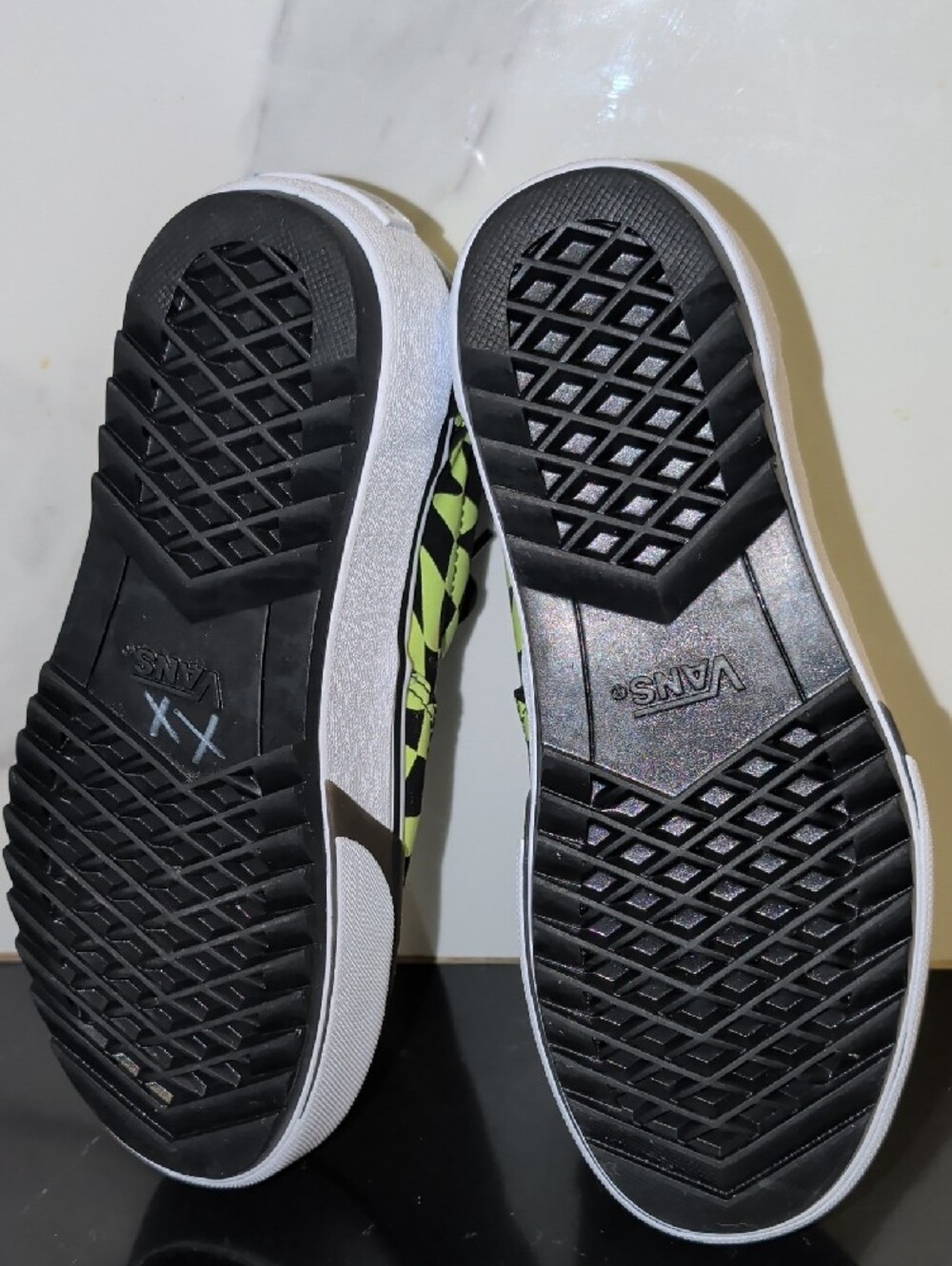 Vans Era Stacked "Warp Check" (Glow-in-the-Dark) Platform Sneakers Size 6 - Picture 6 of 8